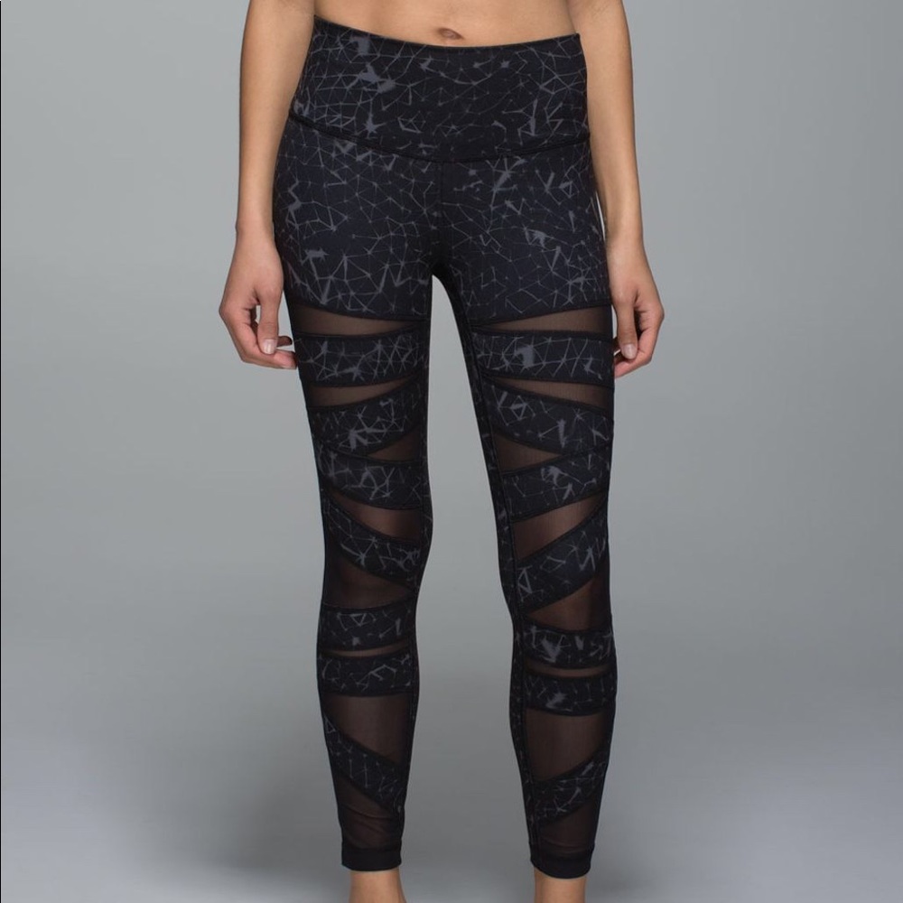 Lululemon Star Crushed Tech Mesh Pants (Rare)